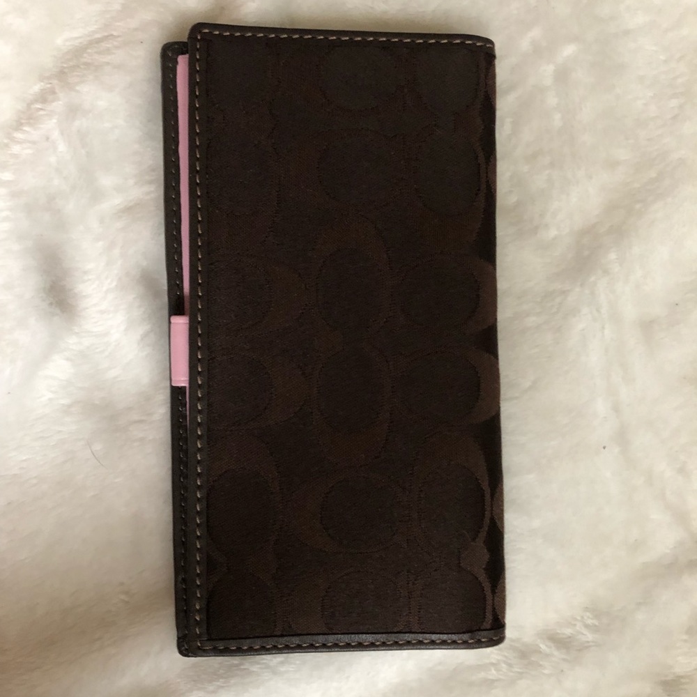 Coach Checkbook Wallet